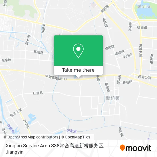 Xinqiao Service Area S38常合高速新桥服务区 map