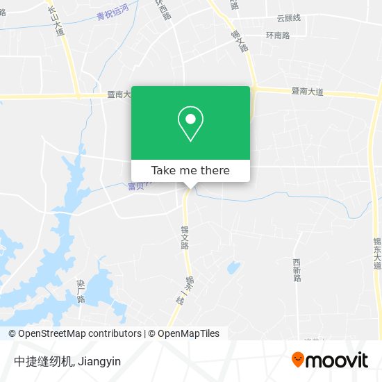 中捷缝纫机 map
