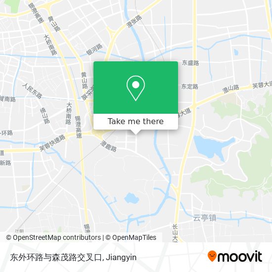 东外环路与森茂路交叉口 map