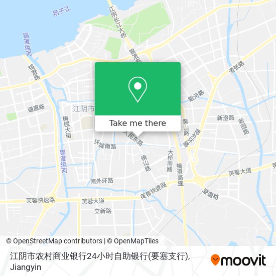 江阴市农村商业银行24小时自助银行(要塞支行) map