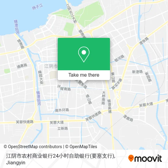 江阴市农村商业银行24小时自助银行(要塞支行) map