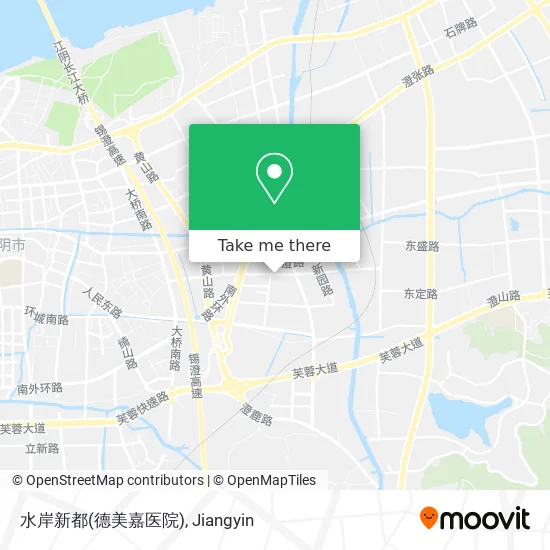 水岸新都(德美嘉医院) map