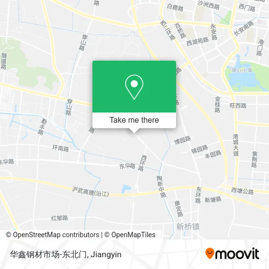 华鑫钢材市场-东北门 map