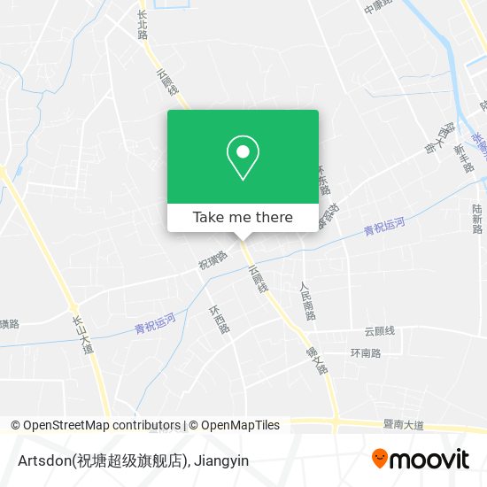 Artsdon(祝塘超级旗舰店) map