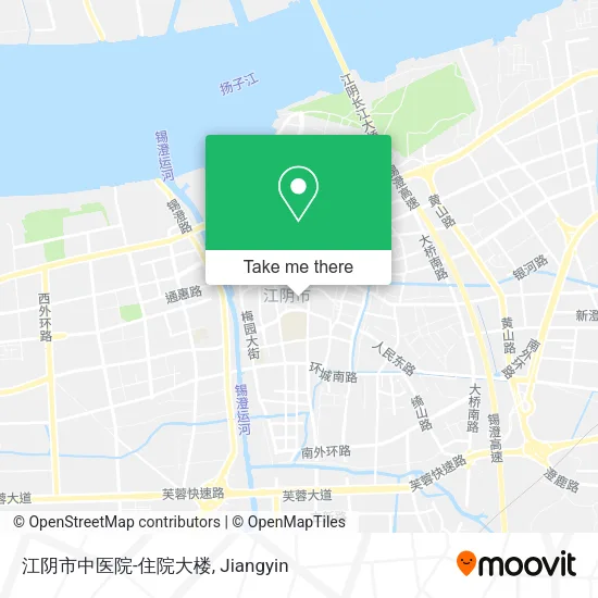 江阴市中医院-住院大楼 map