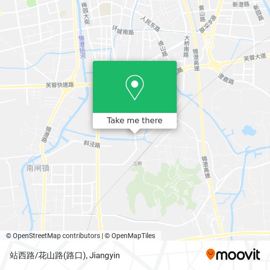 站西路/花山路(路口) map