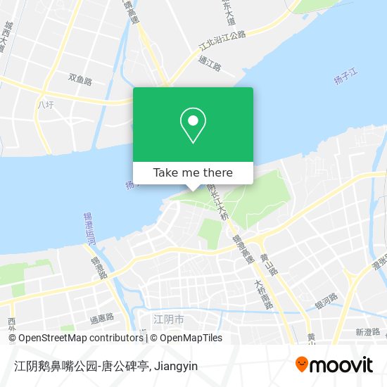 江阴鹅鼻嘴公园-唐公碑亭 map