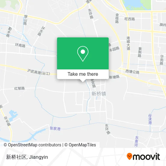 新桥社区 map