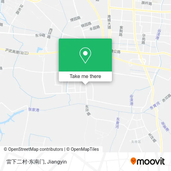 雷下二村-东南门 map