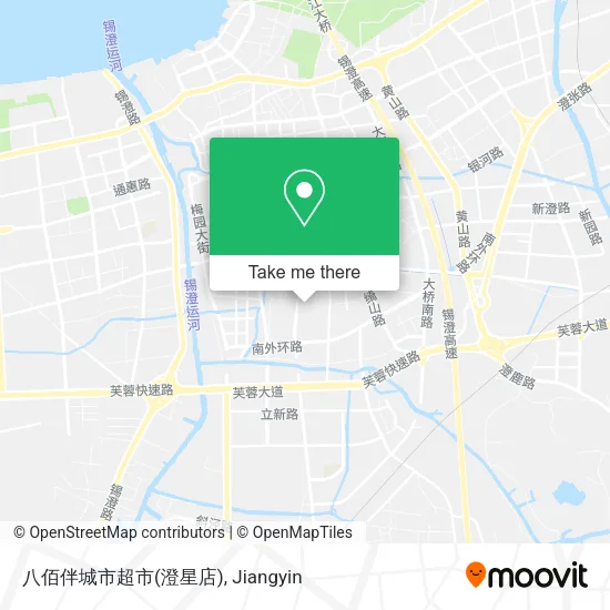 八佰伴城市超市(澄星店) map
