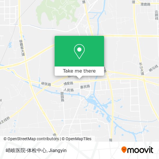 峭岐医院-体检中心 map