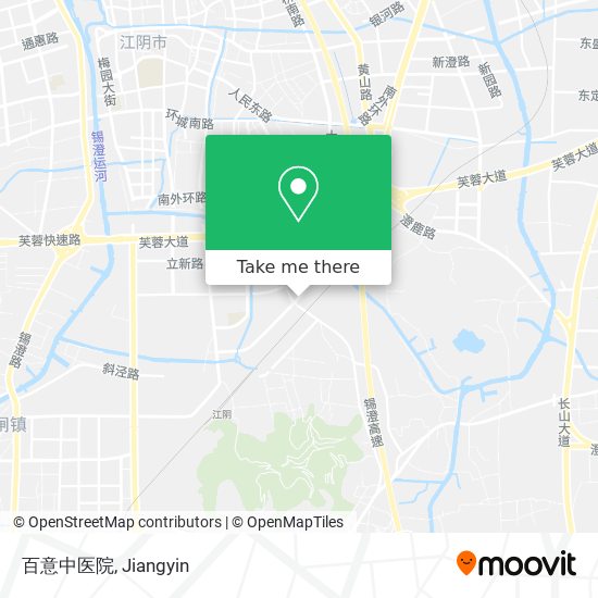 百意中医院 map