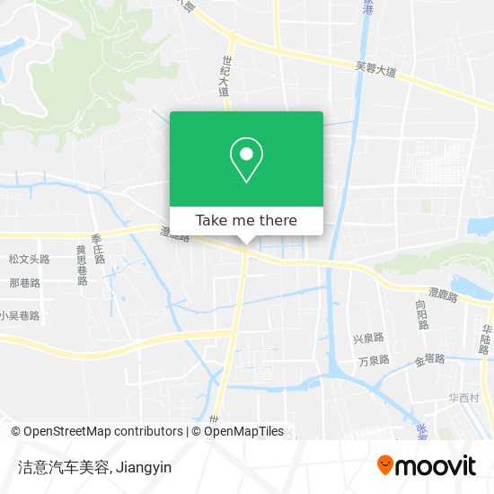 洁意汽车美容 map