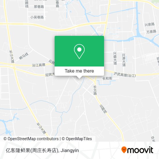 亿客隆鲜果(周庄长寿店) map