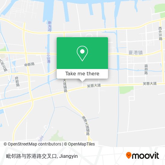 毗邻路与苏港路交叉口 map