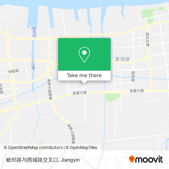 毗邻路与西城路交叉口 map