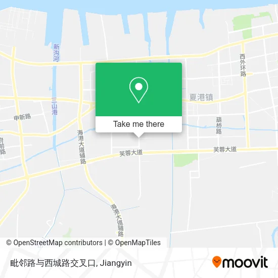 毗邻路与西城路交叉口 map
