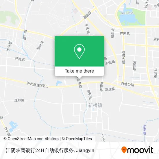 江阴农商银行24H自助银行服务 map