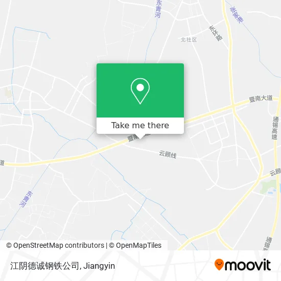 江阴德诚钢铁公司 map