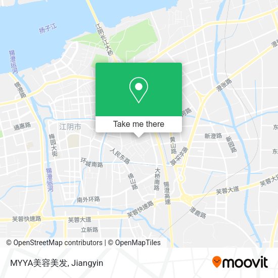 MYYA美容美发 map
