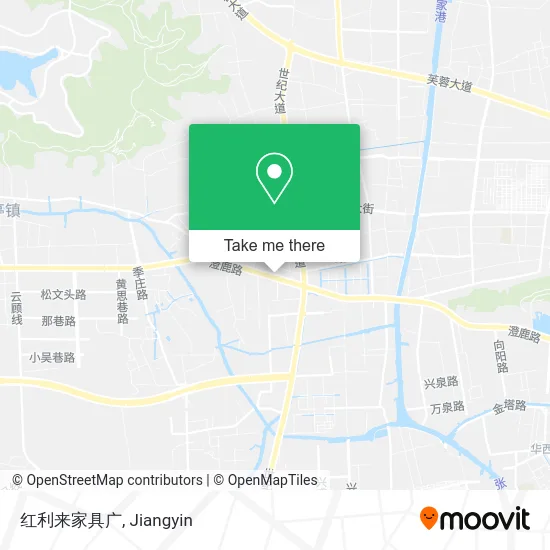 红利来家具广 map