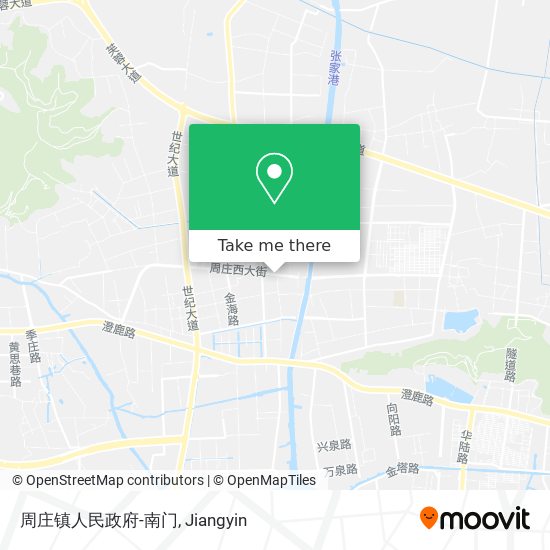 周庄镇人民政府-南门 map