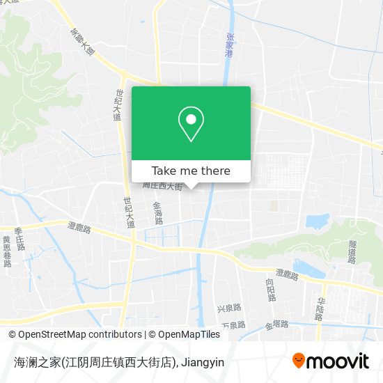 海澜之家(江阴周庄镇西大街店) map