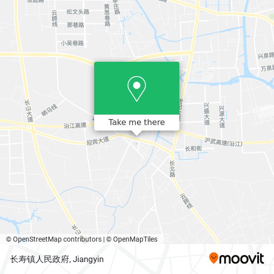 长寿镇人民政府 map