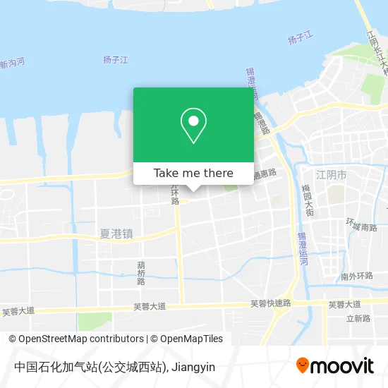 中国石化加气站(公交城西站) map