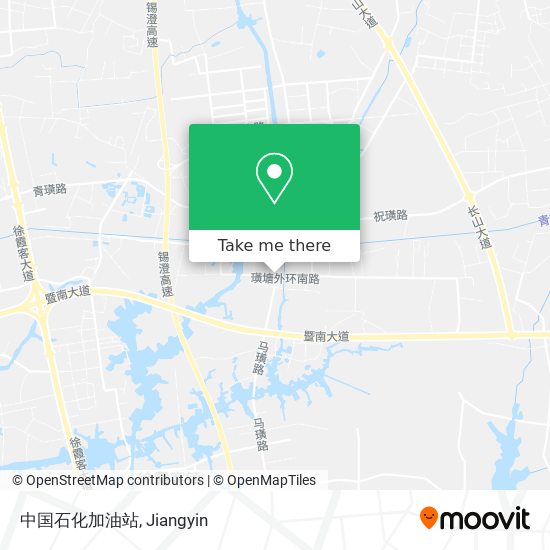 中国石化加油站 map