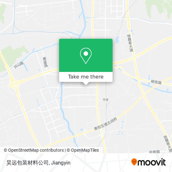 昊远包装材料公司 map