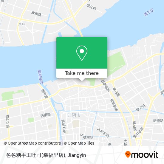 爸爸糖手工吐司(幸福里店) map