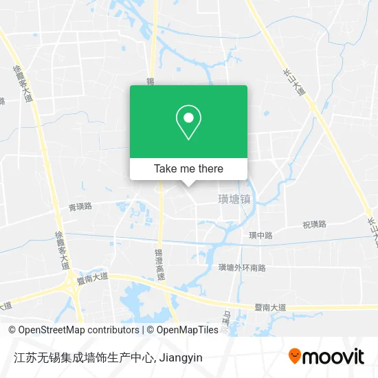 江苏无锡集成墙饰生产中心 map