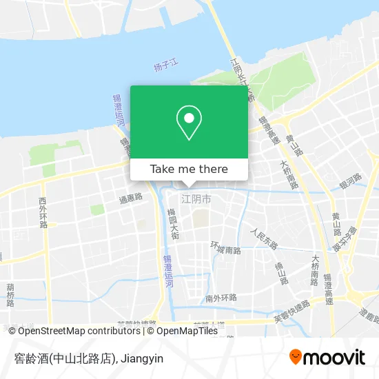 窖龄酒(中山北路店) map
