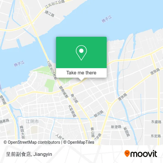 呈前副食店 map