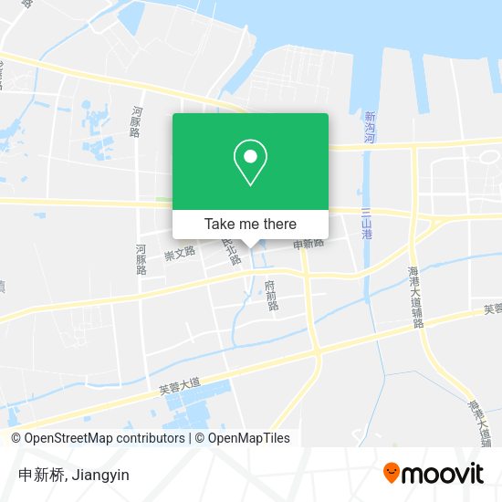 申新桥 map