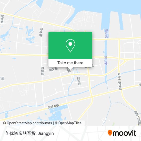 芙优尚亲肤百货 map