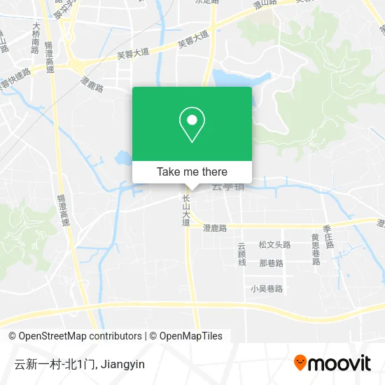 云新一村-北1门 map