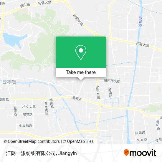 江阴一派纺织有限公司 map