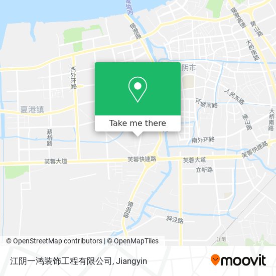 江阴一鸿装饰工程有限公司 map