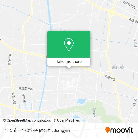江阴市一业纺织有限公司 map