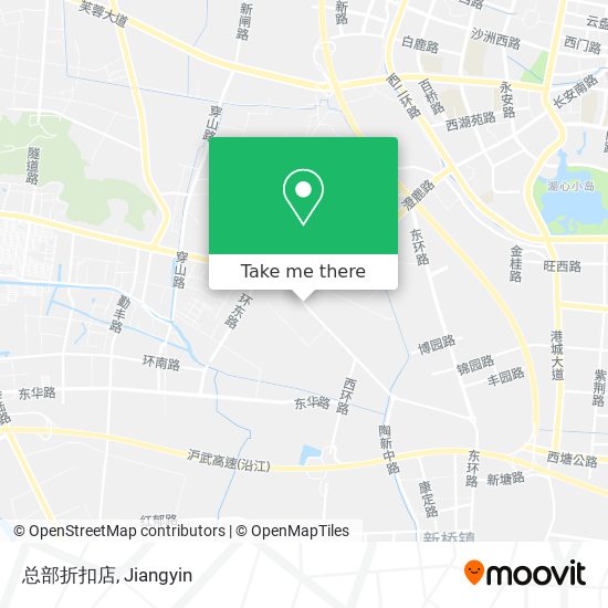 总部折扣店 map
