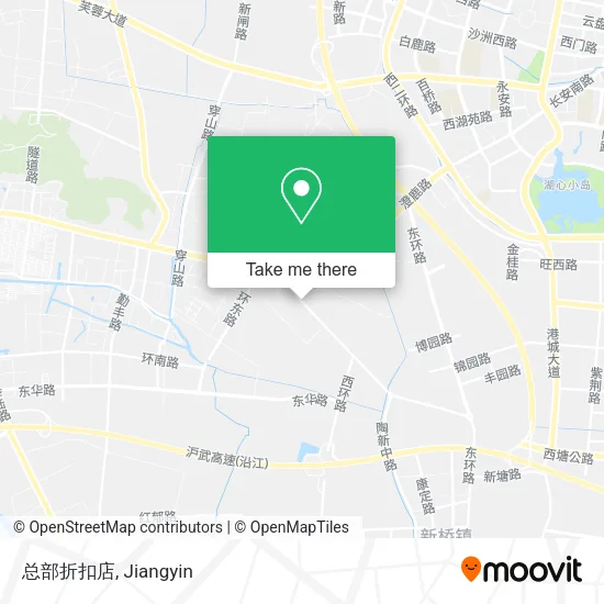 总部折扣店 map