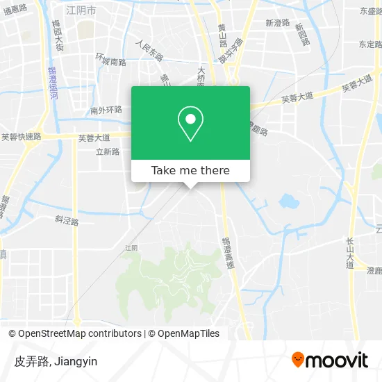 皮弄路 map