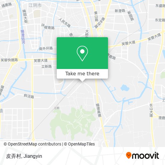 皮弄村 map
