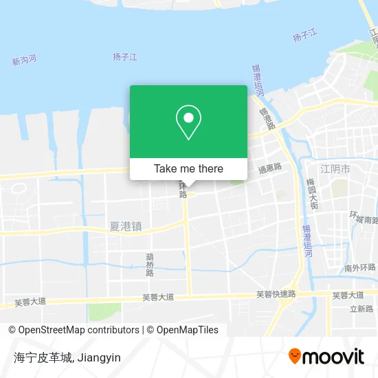 海宁皮革城 map
