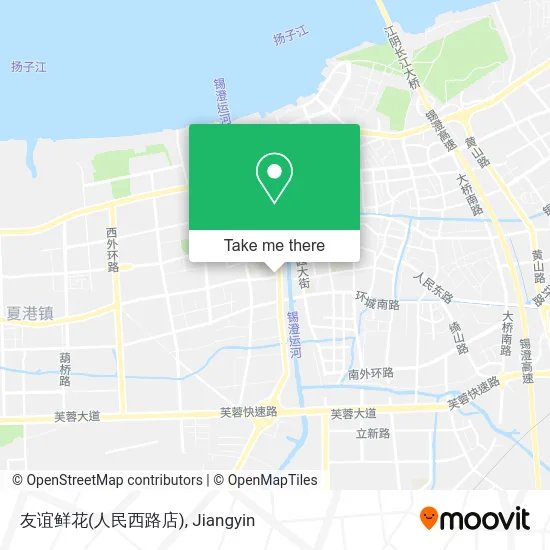 友谊鲜花(人民西路店) map