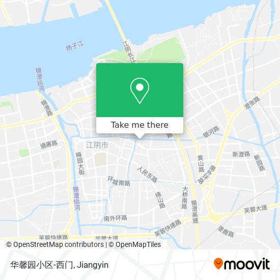 华馨园小区-西门 map