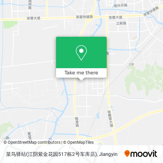 菜鸟驿站(江阴紫金花园517栋2号车库店) map