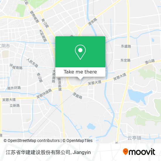 江苏省华建建设股份有限公司 map